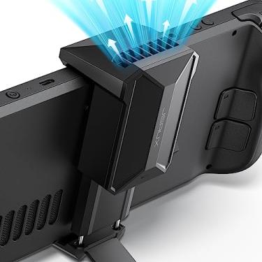 Imagem de JSAUX Ventilador de resfriamento para deck a vapor, cooler inovador com suporte compatível com Steam Deck OLED-GP0201