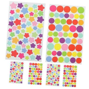 Imagem de Toyvian 24 Folhas Lindos Adesivos De Scrapbook Álbum De Recortes Infantil Adesivo De Estrela Adesivos De Estrelas Para Crianças Adesivos Para Notebook Papel Pequenos Adesivos Amar