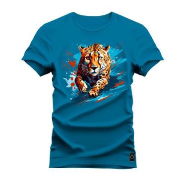 Imagem de Camiseta Plus Size Algodão Premium T-Shirt Onça Esperta - Nexstar