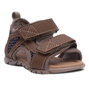 Imagem de Papete Infantil Menino Sandália Bebê Leve Calce Fácil 15.02 (Castor, BR, Criança de 1 a 3 anos, Numérico, 16)