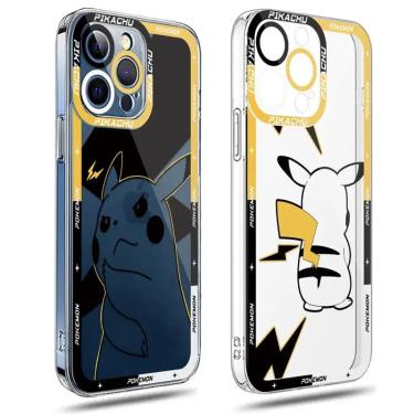 Imagem de Capa de telefone pokemon pikachu  transparente  luxo  capa para Apple iPhone 15  14  13  12  11 Pro
