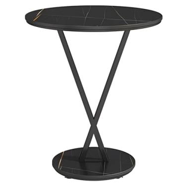 Imagem de Mesa Lateral Com Base Estável, Pequena Economia De Espaço Lateral, Mesa Final Moderna Para Sala De Estar, Quarto, Escritório, Banheiro, Sofá (Color : STYLE 4, Size : 19.68x23.62in)