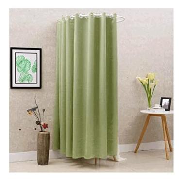 Imagem de Guarda-roupa Vestiário portátil Simples móvel em forma de U Vestiário Alta taxa de sombreamento Proteção de privacidade Economize espaço Faça você mesmo Vestiário temporário armário