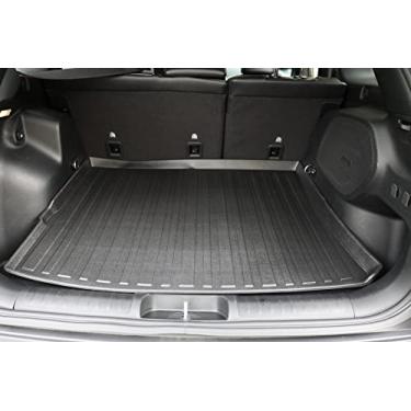 Imagem de Forro de carga premium para Jeep Cherokee 2019-2023 - 100% de proteção - Tapete de porta-malas de carro de ajuste personalizado - Tapete de carga preto para todas as estações - Forros de porta-malas