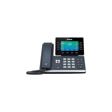 Imagem de Yealink Telefone IP T54W, 16 contas VoIP. Tela colorida de 4,3 pol. USB 2.0, Wi-Fi 802.11ac, Ethernet Gigabit de duas portas, 802.3af PoE, adaptador de energia não incluído (SIP-T54W)