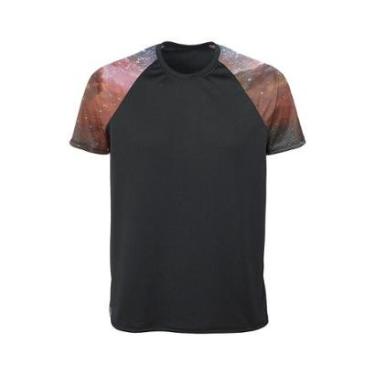 Imagem de Camiseta Dry-UV Vista Rock Raglan Galaxy-Masculino