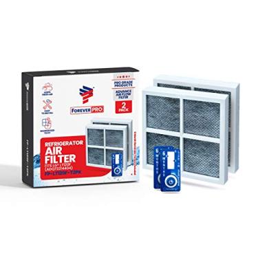 Imagem de ForeverPRO Conjunto de filtro de purificador de ar LT120F com temporizador de lembrete, pacote com 2 unidades Kenmore Elite 469918 para geladeira LG ADQ73214404 ADQ73214402 ADQ73214406 9918