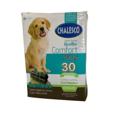 Imagem de Chalesco Tapete Higiênico Para Cães Confort Bamboo 30 Unidades Multicor