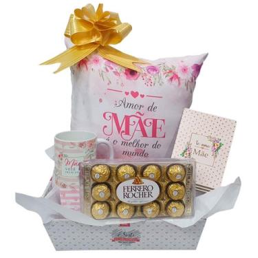 Imagem de Kit Presente Dia Das Mães + Chocolate Ferrero Rocher Com 12 - Sude