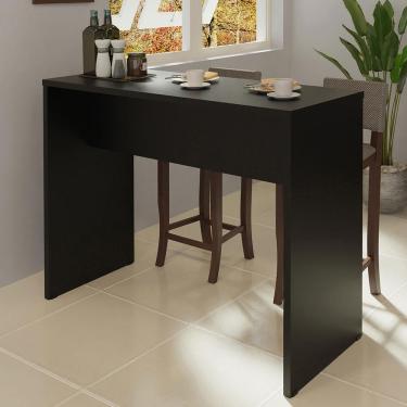 Imagem de Bancada para Cozinha Madesa 115 Cm - Preto