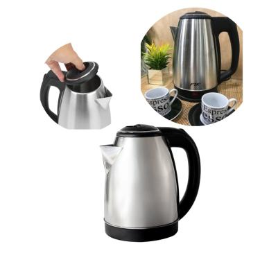 Imagem de Jarra Elétrica Inox 2L 220v Chaleira Elétrica Cor Preto