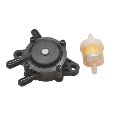 Imagem de Bomba de combustível a vácuo com filtro de combustível para Kohler 17HP-25 HP motor pequeno cortador de grama trator para Honda para Yamaha para John Deere