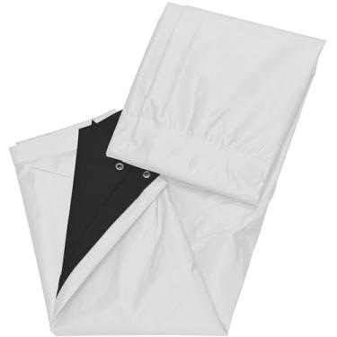 Imagem de Lona Plástica Para Cobertura 5x4 Impermeável 300 Micras 4x5 Cores:Blackout Branca e Preta