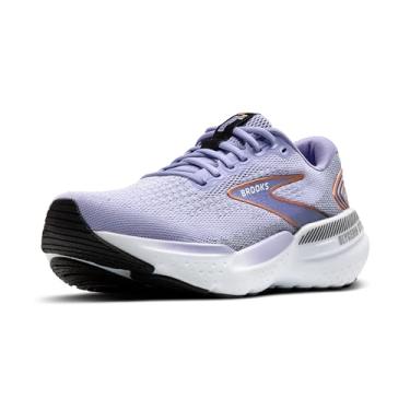 Imagem de Brooks Tênis de corrida feminino Glycerin GTS 21, Lavanda/preto/cobre, 34