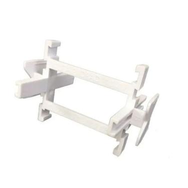 Imagem de Espaçador Para Bloco De Vidro Juntalider 60 Unidades Branco