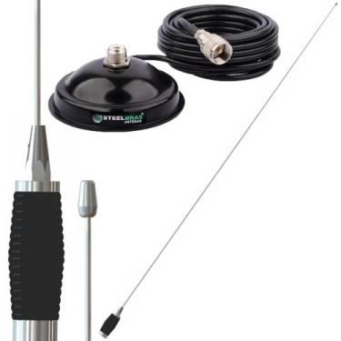 Imagem de Antena Móvel Px Mini Maria Mole 1,35 Metros Radio Amador Marinox Inox 