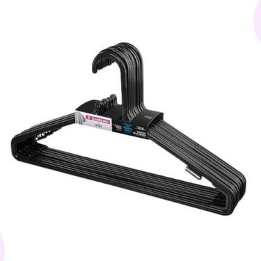 Imagem de  Kit 30 Cabides Super Reforçados Resistente De Policarbonato - Beija L