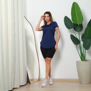 Imagem de Blusa Feminina Dry Fit Vest Leg Academia Tapa Bumbum Verão - DCR, Mari