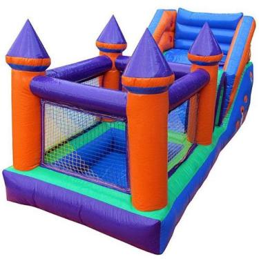 Imagem de Tobogã Premium Inflável com Piscina de Bolinhas Top - top.brinquedos