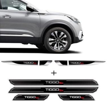Imagem de Adesivo Aplique Lateral Chery Tiggo 5x 2019/2020 e Soleira - SPORTINOX