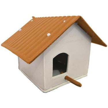 Imagem de Casa para pássaros kit com 10 casinha Plástico recicado - JR Injetados