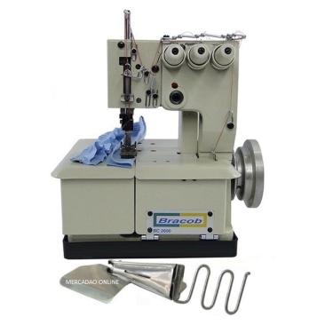 Imagem de Galoneira 3 Agulhas Semi Industrial C/ Motor + Aparelho Viés