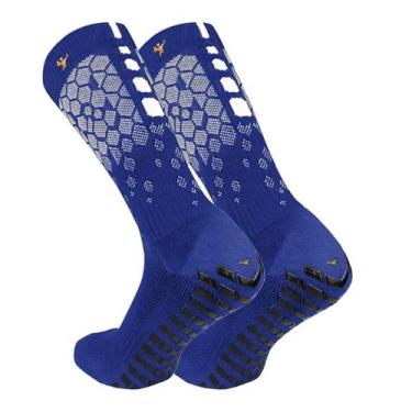 Imagem de Meia Esportiva Gold Sports Futebol Confort  Anti - Derrapante Adulto, 