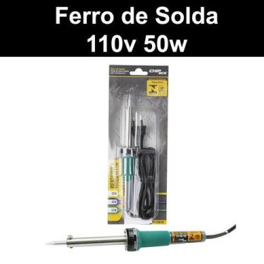 Imagem de Ferro de Solda 50w 110v com Suporte de Descanso - Chipsce