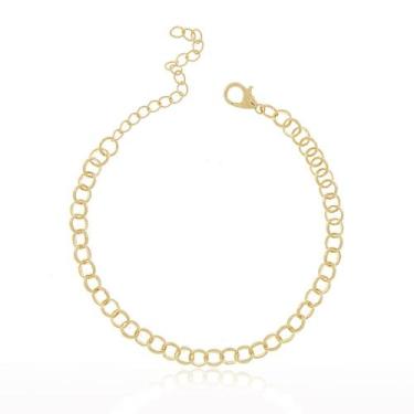 Imagem de Pulseira Elo Português 4mm Banho Ouro 18k - Crislu Jóias E Semi Jóias