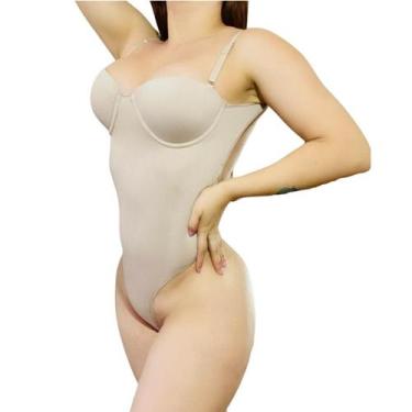 Imagem de Body Cinta Modelador Compressão Redutora Fio Dental R50 - Fanáticos Po