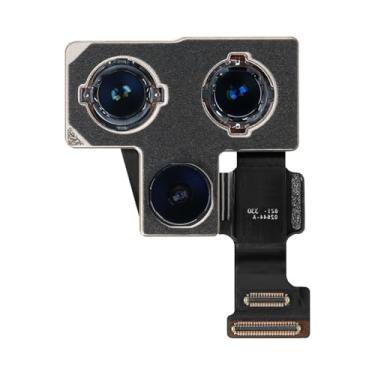 Imagem de Risidamoy Para iPhone 12 Pro 12MP OEM Câmera Traseira Principal Substituição Lente Teleobjetiva Ultra Wide Estabilização Óptica de Imagem Smart HDR Metal Case Flex Cable Connector Repair A2341 A2406