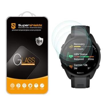 Imagem de Supershieldz (Pacote com 3) Projetado para Garmin Forerunner 165 protetor de tela de vidro temperado, antiarranhões, sem bolhas