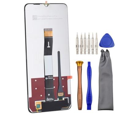 Imagem de Substituição completa do conjunto de digitalizador de tela LCD para Xiaomi Redmi 12C Poco C55 22127PC95I 22120RN86G 22120RN86I 22126RN91Y 2212ARNC4L Preto 6,7 polegadas