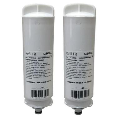 Imagem de Kit 2 Filtros Refil Libell Purificador De Água Acqua Fit
