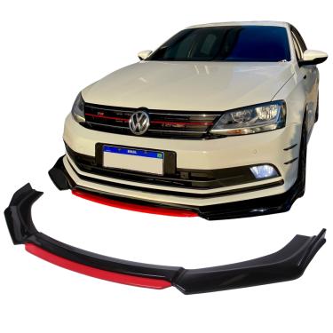 Imagem de Spoiler Aerofólio Jetta Volkswagen Mk6 Black e Red 2010-2019