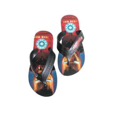 Imagem de Chinelo Infantil Menino Personagem Homem De Ferro Barato Leve Confortá