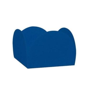 Imagem de Forminhas para Doces 4 Pétalas Azul 50 unidades NC Toys