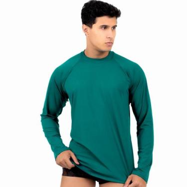 Imagem de Camisa Térmica Masculina Segunda Pele Praia Surf Proteção Uv - HYPE MO