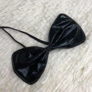 Imagem de Gravata Borboleta Tecido Brilhante 11 Cm Adulto/Infantil com elástico 