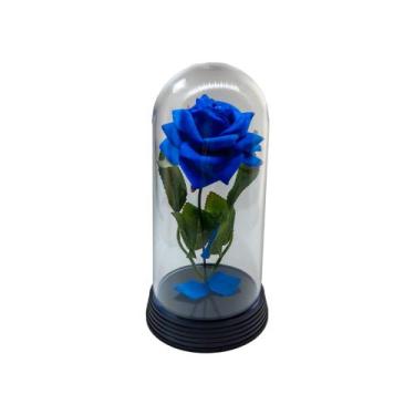 Imagem de Redoma Cúpula A Rosa Encantada A Bela E A Fera / Pequeno Príncipe Base