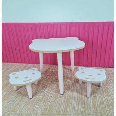 Imagem de Conjunto De Mesa Com Cadeira Infantil - Talatto, Rosa bebê