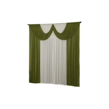 Imagem de Cortina Paris 5 Metros Quarto Sala Igreja Malha Gel  - Dennis Confecçõ