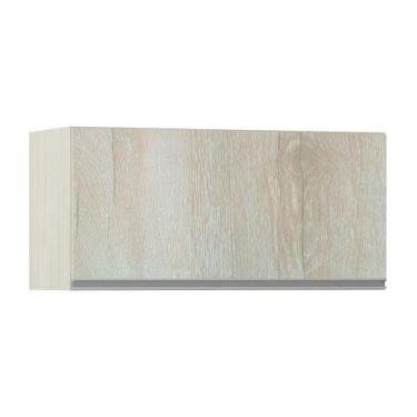 Imagem de Armário Basculante Luciane 80cm 1 Porta Lis Legno Crema - LUCIANE MÓVE