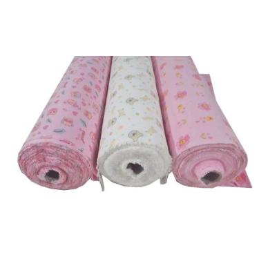 Imagem de Tecido De Cueiro(flanela) 25 Metros X 80 Cm 100% Algodão - Dugu, Femin