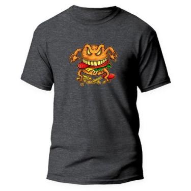 Imagem de Camiseta Algodão Premium Estampa Digital Sapo Faminto - NoBrand, Grafi