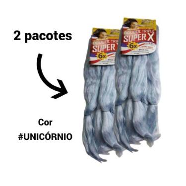 Imagem de Kit 2 pacotes Jumbo Pacotão Supex X 400g cada - ZHANG, Unicornio