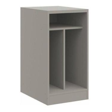 Imagem de Nicho Aéreo Modulado Elegance - Cinza - Móveis Castro, Cinza