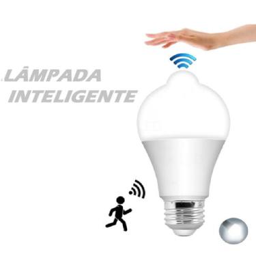 Imagem de Luz Economia de Energia Smart Bulb Lâmpada Inteligente Sensor Proximid