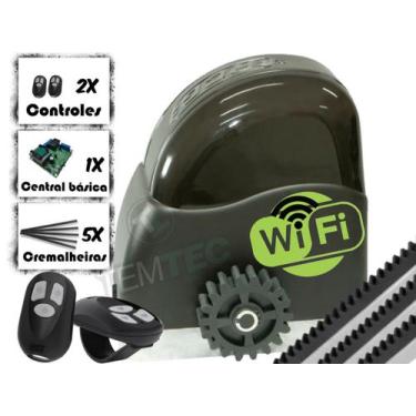 Imagem de MOTOR PORTÃO DESLIZANTE RCG AL WIFI 300Kg INTELIGENTE 127V ou 220V + 2