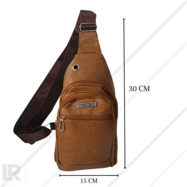 Imagem de Shoulder Bag Bolsa Transversal Marrom Claro - Lellis quase tudo